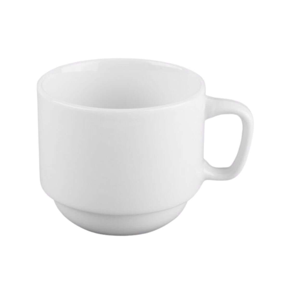 Taza para Café de 200 ml Rolled Edge de Porcelana